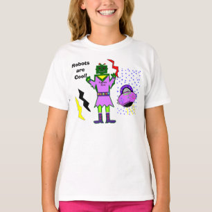 T-shirt Les Robots Sont Cool Capitaine Zoey Petals