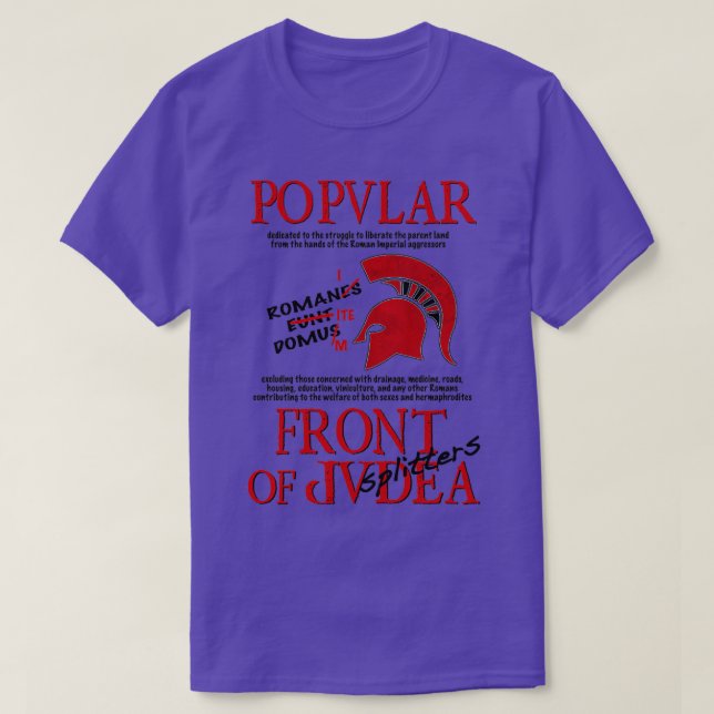 T-shirt Les Romains rentrent chez eux (Design devant)