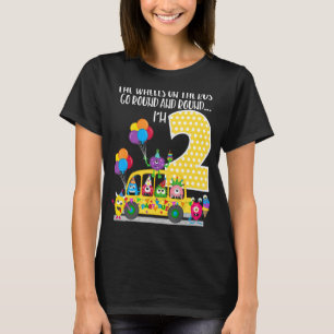 T-shirt Les Roues Dans Le Bus 2 Anniversaire 2 Ans Famille
