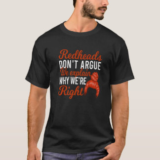 T-shirt Les rouges ne s'accusent pas de Gingembre rouge Ha