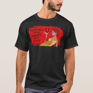 T-shirt Les rouges volent les coeurs et non les âmes