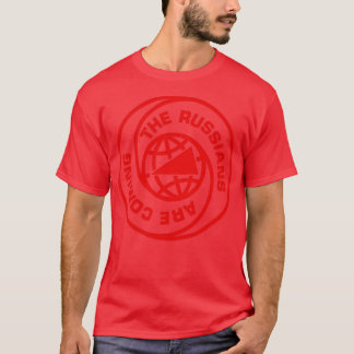 T-shirt Les Russes S'estompent Style Vintage Soviétique