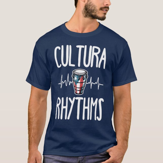 T-shirt Les rythmes de la culture (Devant)