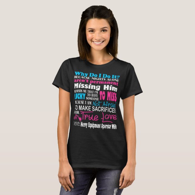T-shirt Les sacrifices véritable l'épouse lourde (Devant entier)