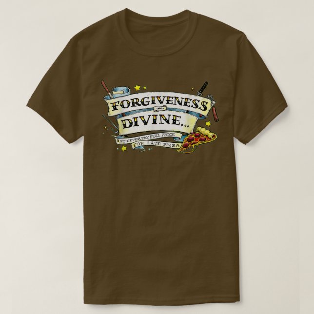 T-shirt Les Sages Disent Que Le Pardon Est Di (Design devant)