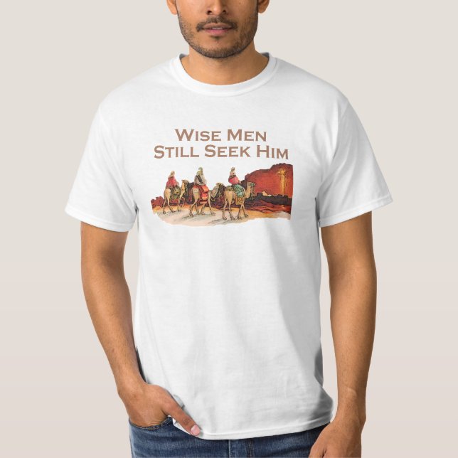 T-shirt Les sages le cherchent toujours, Noël (Devant)