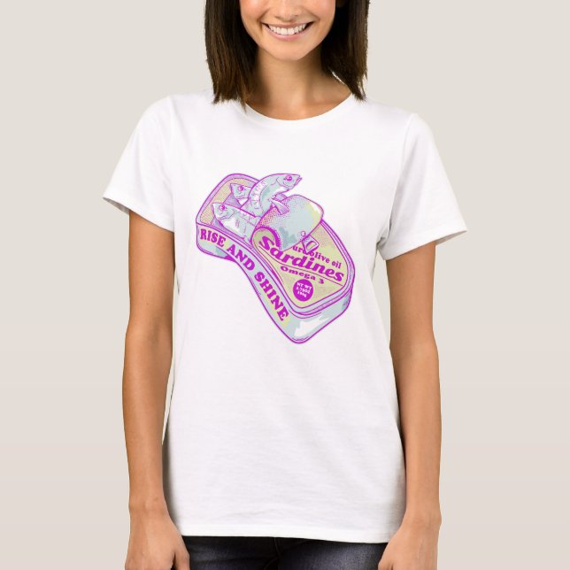 T-SHIRT LES SARDAIRES DE SOMMEIL S'ÉLEVENT ET S'ÉLEVENT (Devant)