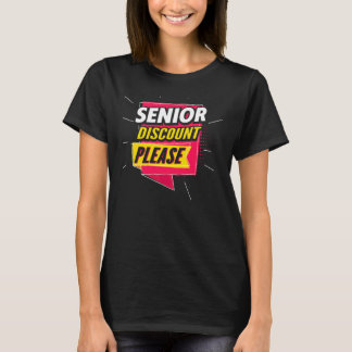 T-shirt Les seniors N'Oublient Pas Mon rabais Pour Les Per