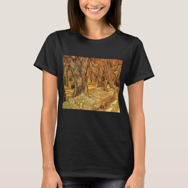 T-shirt Les sens de la route par Vincent van Gogh (Devant)