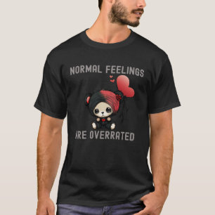 T-shirt Les sentiments normaux sont surestimés Scene music