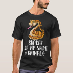 T-shirt Les serpents sont mon esprit animal