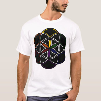 T-shirt Les six pétales d'infini de la semence de la vie