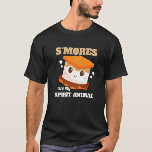 T-shirt Les S'mores Sont Mon Animal Spirituel  Camping Enf