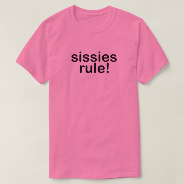 T-SHIRT LES SOEURS RÈGNENT ! GAY NELLY GARY FIDE (Design devant)