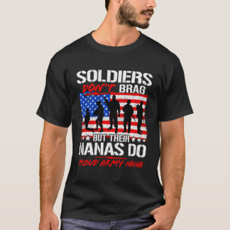T-shirt Les Soldats Drôle Ne Font Pas Fier Armée Nana Mili