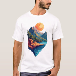 T-shirt Les sommets majestueux