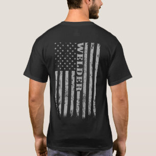 T-shirt Les soudeurs américains Vintages Décontractés f