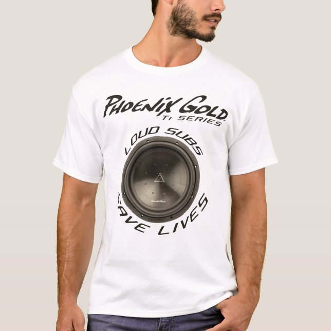 T-shirt Les sous-marins bruyants SAUVENT les VIES (Devant)