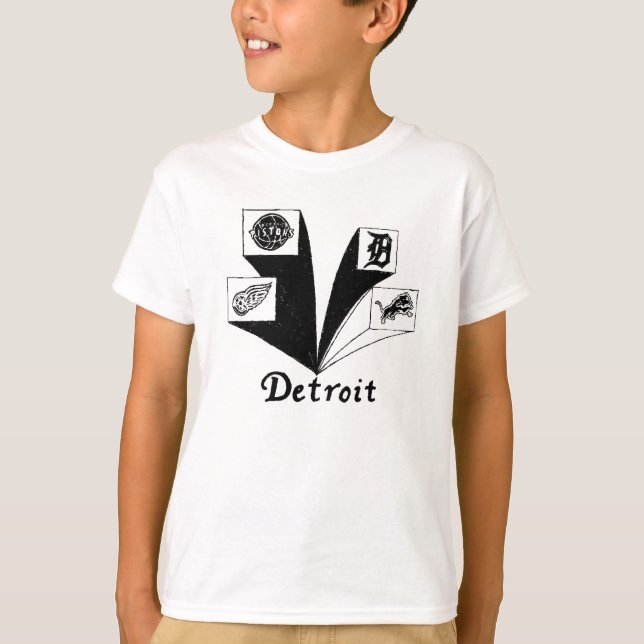 T-shirt Les sports de Detroit - gagnant 07.27.09 (Devant)