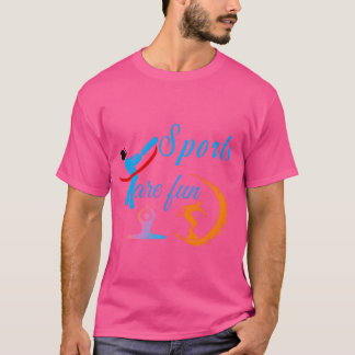T-shirt Les sports sont amusants drôles vintage