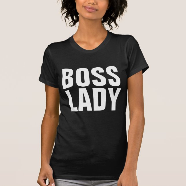 T-SHIRT LES ST-CHEMISES DES FEMMES DE BOSS LADY (Devant)