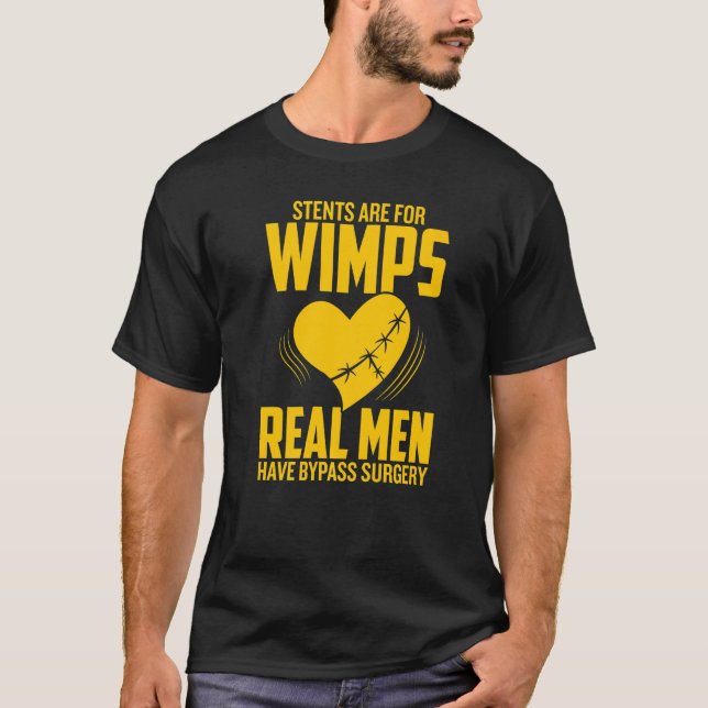 T-shirt Les Stants Sont Pour Les Wimps Les Véritables Homm (Devant)