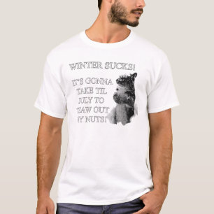 T-shirt LES SUCKS D'HIVER ! ça va prendre jusqu'en juillet
