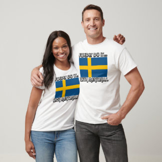 T-shirt Les Suédois le font... avec des boulettes de viand