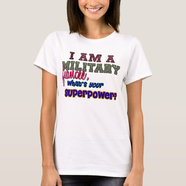 T-shirt Les superpuissances - fiancée (Devant)