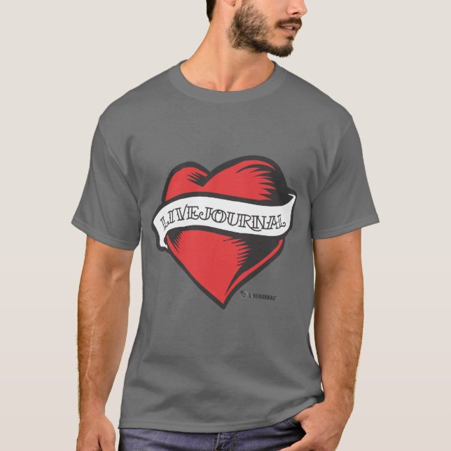 T-shirt Les t de base des hommes (tatouage de LiveJournal) (Devant)