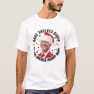 T-shirt Les Tablettes Nues Biden Rendre L'Amérique Faim En