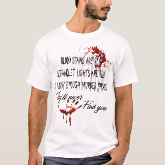 T-shirt Les Taches De Sang Sont Rouges Les Lumières UlUV S