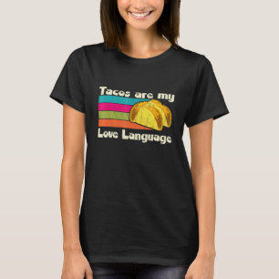 T-shirt Les Tacos Sont Mon Amour Langue Taco Mardi Graphiq