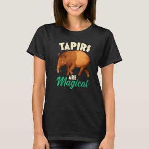 T-shirt Les tapirs sont des animaux sauvages magiques Zook