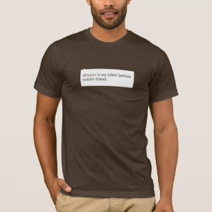 T-shirt les @tapps est mon ami lesbien symbolique de