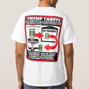 T-shirt Les tarifs de Trump sont une taxe sur les consomma