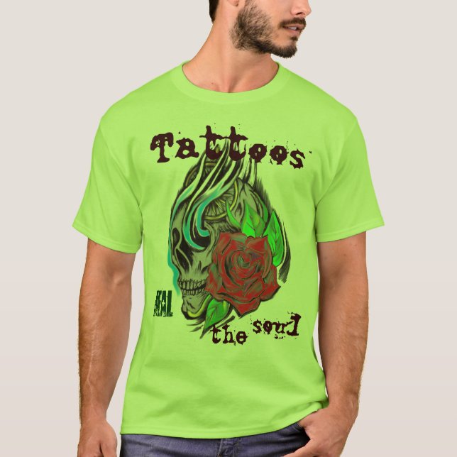 T-shirt Les tatouages guérissent l'âme (Devant)