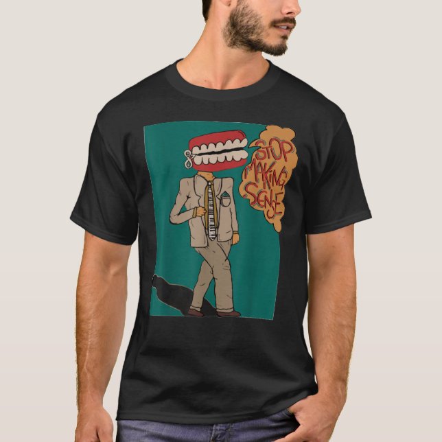 T-shirt Les têtes de conférence cessent de faire sens clas (Devant)