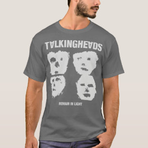 T-shirt Les Têtes De Discussion Restent En Blanc Clair