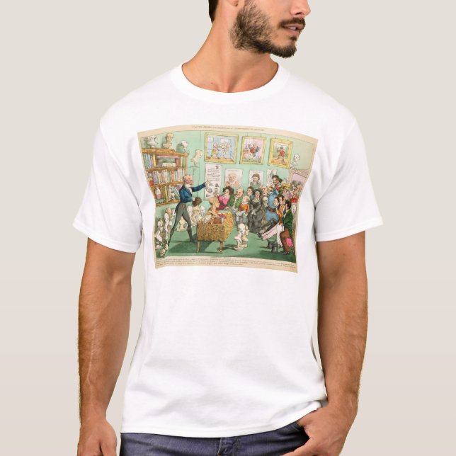 T-shirt Les têtes et les cerveaux des veaux ; un (Devant)