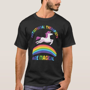 T-shirt Les thérapeutes sont magiques Unicorne nutritionne