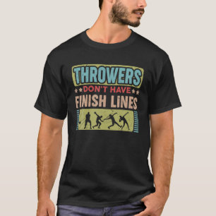 T-shirt Les Throwers n'ont pas de lignes de finition Javel