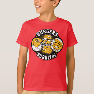 T-shirt Les titans de l'adolescence vont ! hamburgers de