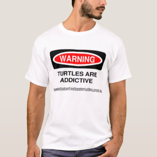 T-shirt Les tortues d'avertissement sont provoquant une