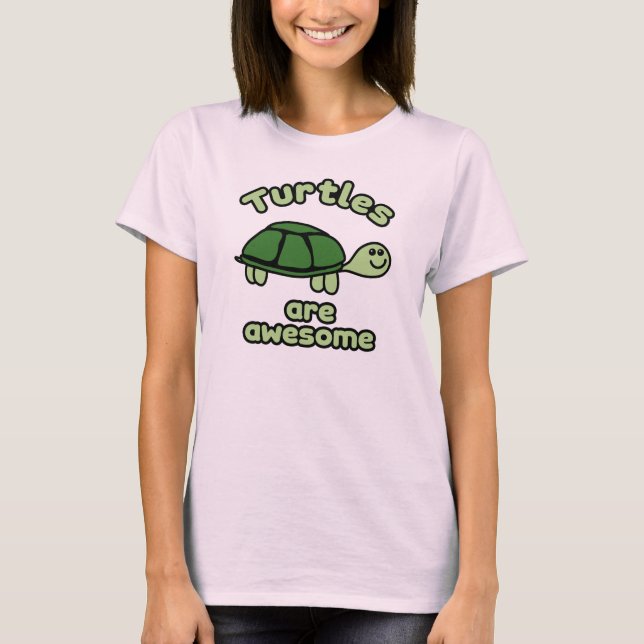 T-shirt Les tortues sont impressionnantes (Devant)