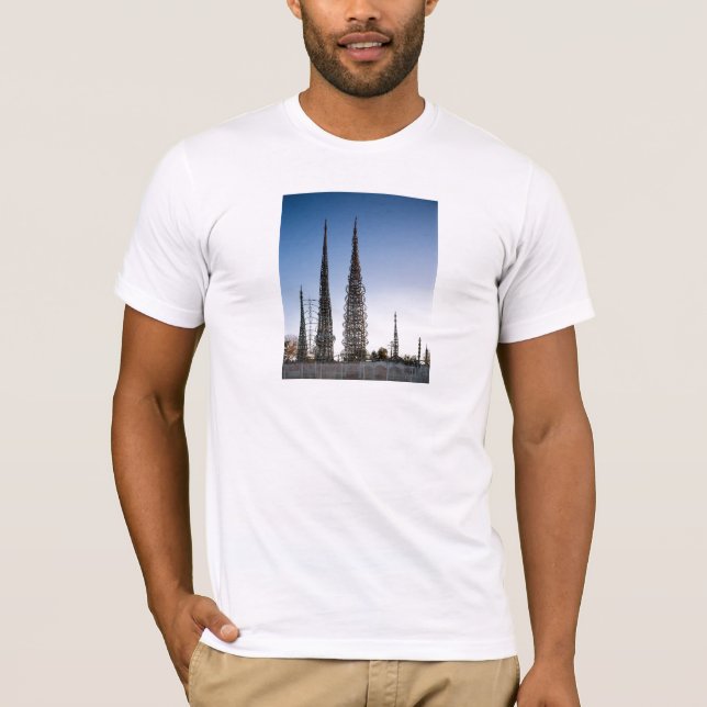 T-shirt Les tours Watts de Los Angeles (Devant)