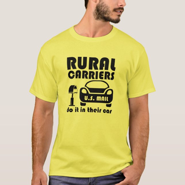 T-shirt Les Transporteurs Ruraux De La Poste Le Font Dans  (Devant)