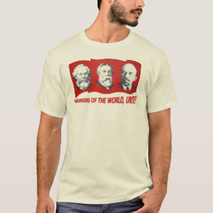 T-shirt Les "travailleurs du monde, unissent !" Marx,