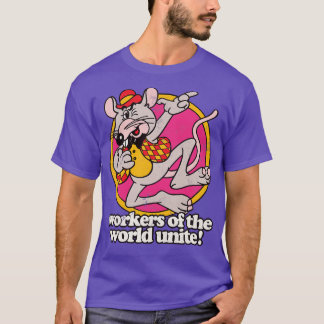 T-shirt Les Travailleurs Du Monde Unissent Marxiste Mème D