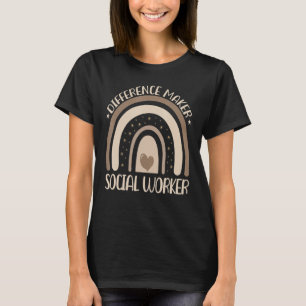 T-shirt Les travailleurs sociaux sont facteur de différenc
